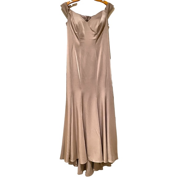 Let’s Dresses Champagne Color Gown Poshmark